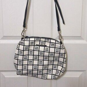Steve Madden Black and White Crossbody Purse